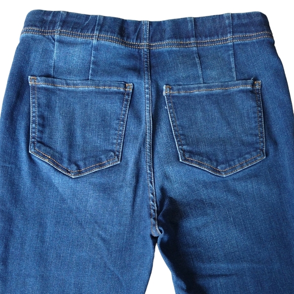 Free People Pull On Elastic Waist High Rise Ankle Skinny Jeans Modern - Picture 6 of 9